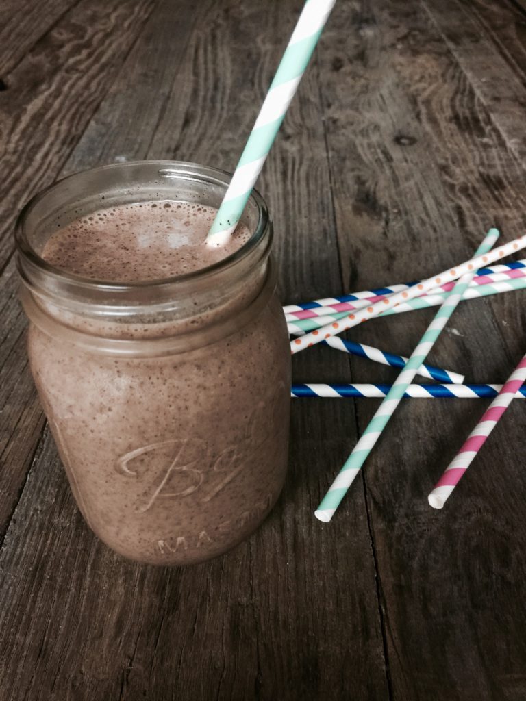 choco peanutbutter smoothie